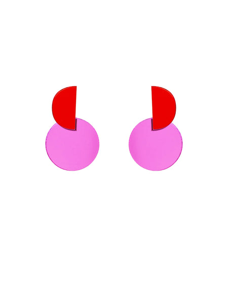 Media luna rosa